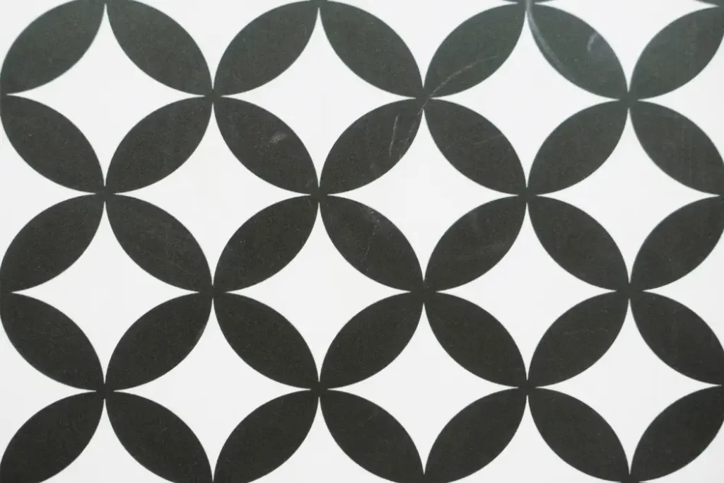 Black Grout White Tile