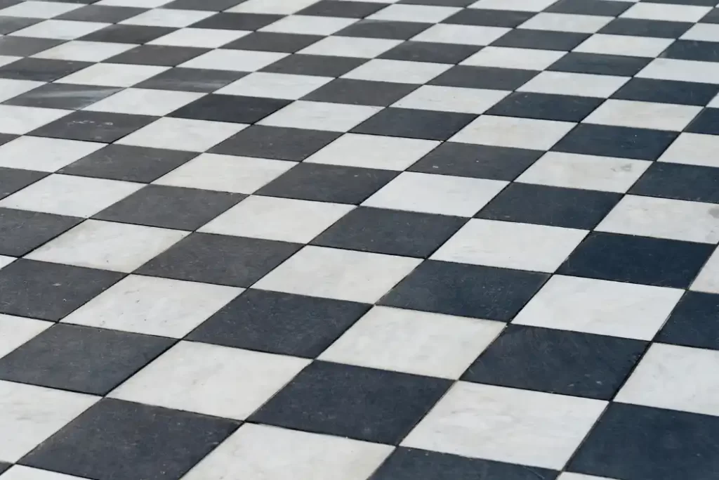 Black and White Tile Bathrooms