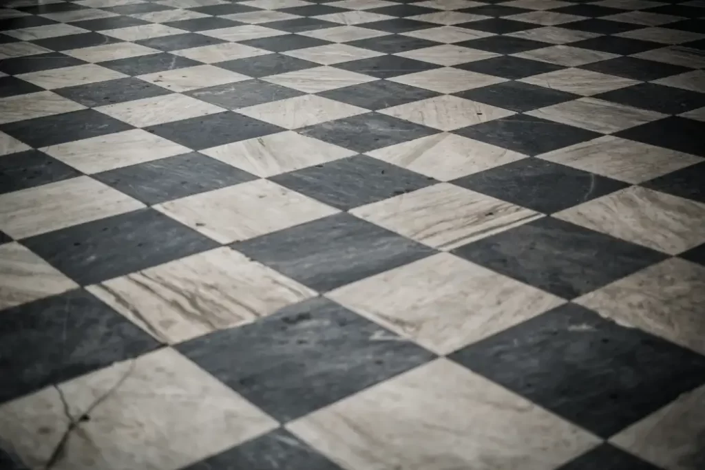 Checkerboard Floor Tiles